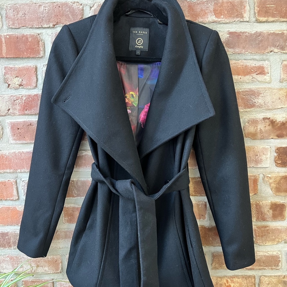 Ted Baker Belt Wrap Wool Coat